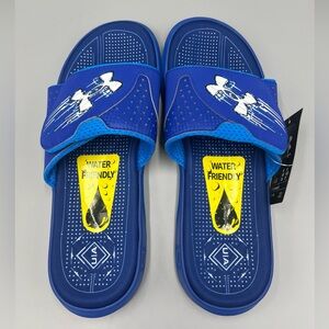 Under Armour Mercenary Slides, Water Friendly Sandals. Mens Sz 11, Wmns Sz 12.5